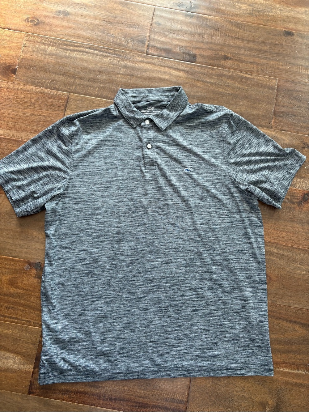 Vineyard Vines Men's Gray Heather Performance Polo